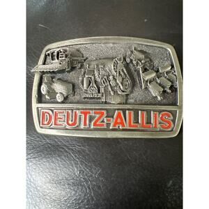 Deutz-Allis silver belt‎ buckle limited edition OS